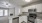 Kitchen with white cabinets and stainless steel appliances