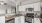 a kitchen with white cabinets