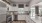 a kitchen with white cabinets